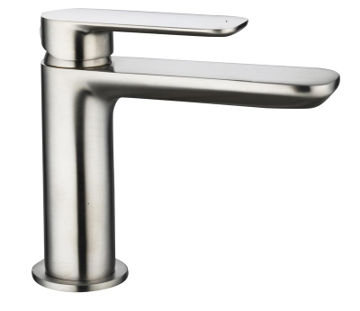 Anston Mono Basin Mixer (Click Waste) Brushed Nickel