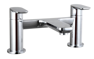 Anston H Pattern Bath Filler (2 Taphole) Chrome