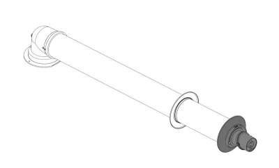 Worcester Conden Ii 60/100mm 1050mm Horz Fixed Flue Kit