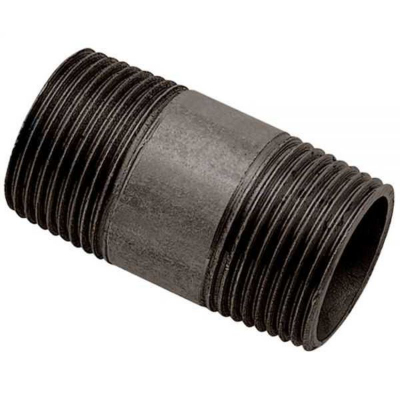 Black Iron Barrel Nipple 1Inch