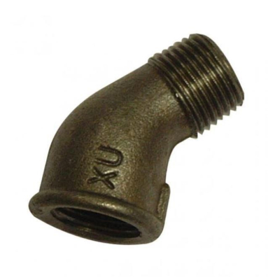 Black Iron Obtuse Elbow 1.1/4Inch