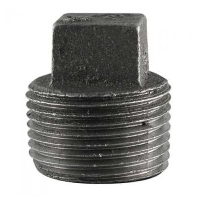 Black Iron Plug 1Inch