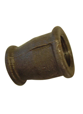 Black Iron Reducing Socket 1Inchx3/4Inch