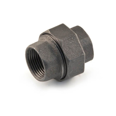Black Iron Union 1.1/2Inch