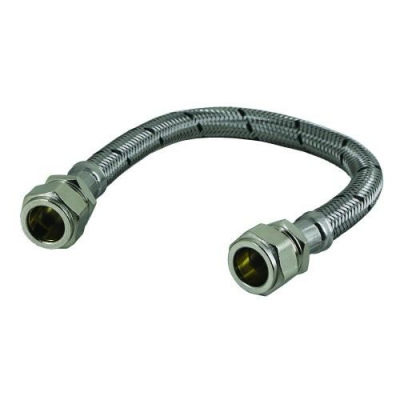 Flexi Tap Connector 15mm Compression x Compression