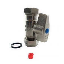 Service Valve 15mm Chrome Full Bore