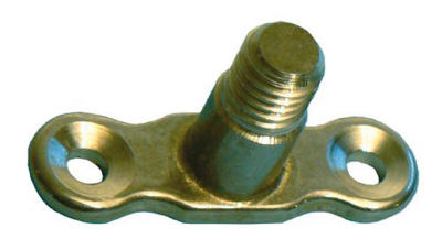 Brass Back Plate Male Iron M10