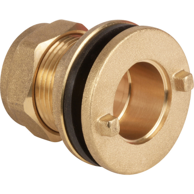 Compression 28mm Straight Tank Connector