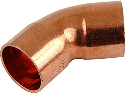 Endfeed Obtuse Bend 54mm 45°
