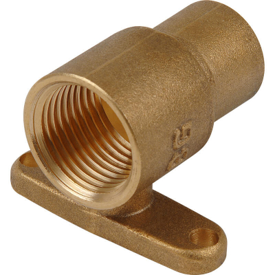 Endfeed Wallplate Coupler 15mmx1/2Inch