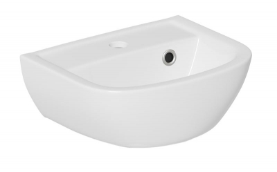 Atlas Geo Sqound 350mm Basin One Taphole White