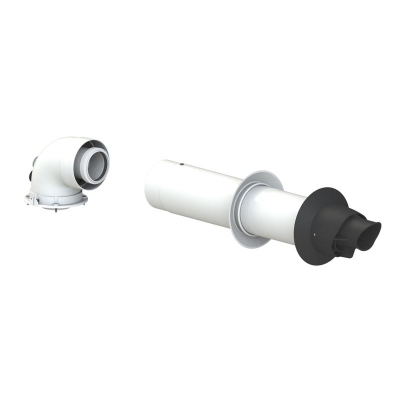 Navien 300mm-460mm Telescopic Flue Horizontal Kit 60/100
