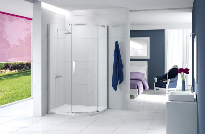 Instinct 8 Frameless Single Do Or Offset Quad Enclosure 1200X900 Chrome