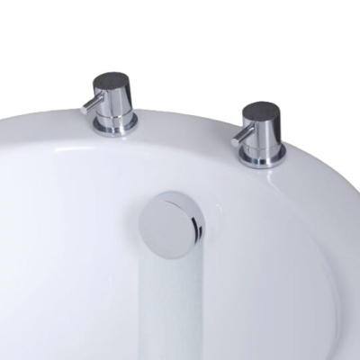 Tulla Bath Filler Waste And Overflow With Side Valves Chrome