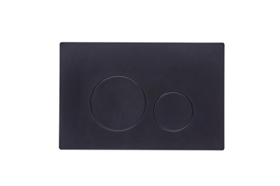 Instinct Kiso Dual Flush Push Plate Black