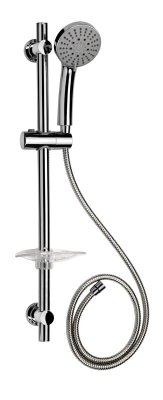 Instinct 5 Function Eco Shower Set F-Fit R-Rail & Soapdish Chrome