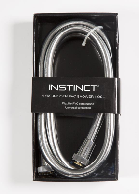 Instinct 1.5M Smooth Hose Standard Bore Silver
