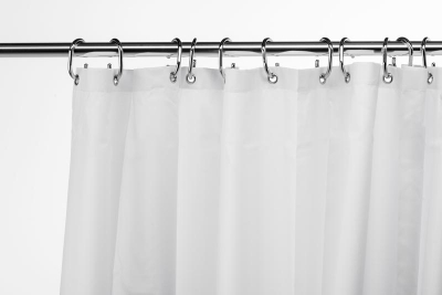 Instinct High Performance Shower Curtain 1800 x 2000mm Drop White