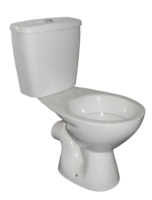 Instinct Combination Pan, Cistern White