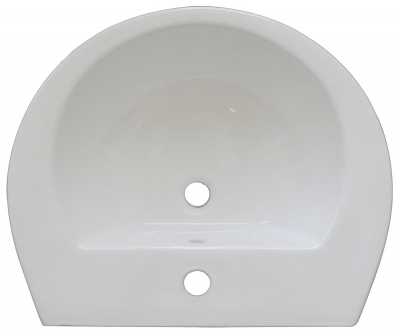Instinct 55cm Basin One Taphole White
