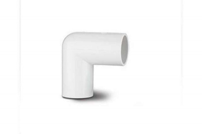 Polypipe 21.5mm 90° ABS Overflow Knuckle Bend White