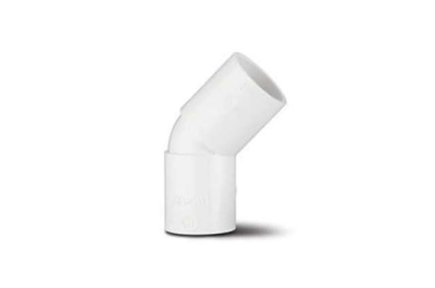Polypipe 21.5mm X 45° ABS Overflow Bend White