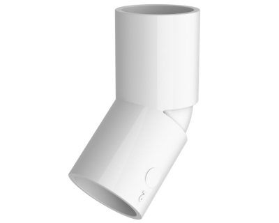 Paragon 21.5mm X 45Dg Abs Bend Wht