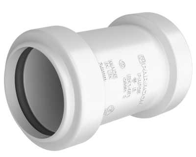 Paragon 32mm P/F Straight Coupling Wht