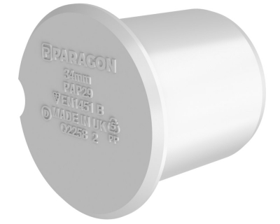 Paragon 32mm P/F Socket Plug Wht