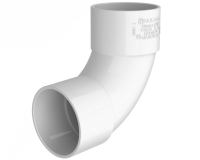 Paragon 40mm X 87.5Dg Abs Swept Bnd Wht