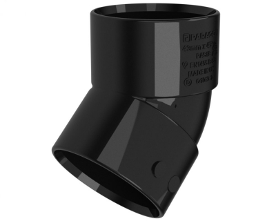 Paragon 40mm X 45Dg Abs Obtuse Bnd Blk