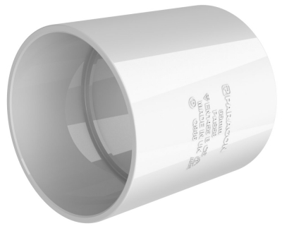 Paragon 50mm Abs Straight Coupling Wht