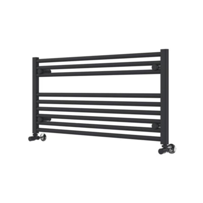 Instinct 25 Cross Bar Horizontal Towel Rail 500 x 1000 Heating Only Anthracite