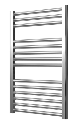Instinct 25mm Cross Bar Straight Towel Rail 800 x 500mm Heating Only Chrome
