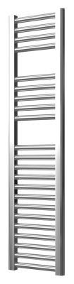 Instinct 25mm Cross Bar Straight Towel Rail 1200 x 300mm Heating Only Chrome