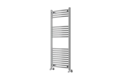 Instinct Trade 22mm Cross  Bar Curved Towel Rail 1200 x 500mm Heating Only