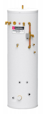 StainlessLite Plus DUO 200/70L Gledhill Cylinder