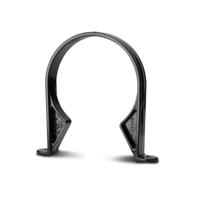 Polypipe 110mm Soil Pipe Bracket Socket Black