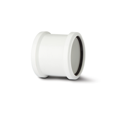 Polypipe 110mm Soil Double Socket White