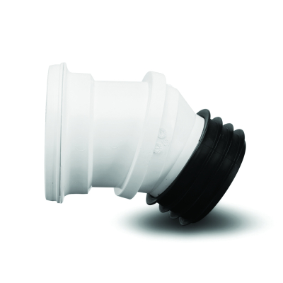 Polypipe 0-30° Swivel Pan Connector Kwickfit