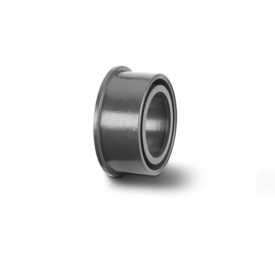 Polypipe 50mm Soil Solvent Boss Adaptor Black