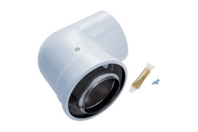 Worcester Greenstar Oil Boiler Oilfit 80 mm/125mm 90° Elbow 7716190034