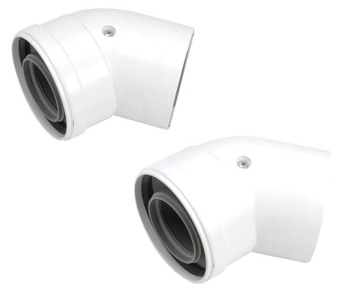 Worcester 45° Bend X 2 (60/100mm Diameter) 7716191085