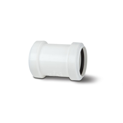 Polypipe 32mm Pushfit Straight Coupling White