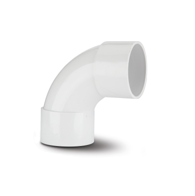 Polypipe 40mm x 92.5° ABS Swept Bend White