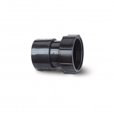 Polypipe 32mm ABS Threaded Coupler Female Black