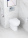 Della Back to Wall Pan & Soft Close Seat INSDE012, INSDE003 Della Back to Wall Pan & Soft Close Seat INSDE012, INSDE003