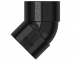 Paragon 40mm X 45Dg Abs Obtuse Bnd Blk