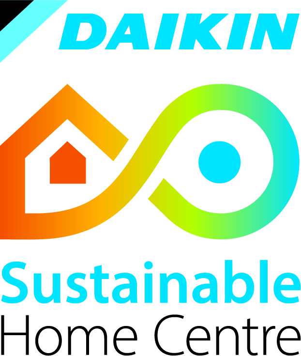 Daikin Sustainable Home Centre Logo Vertical Daikin Sustainable Home Centre Logo Vertical